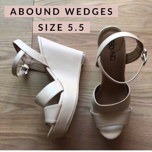 Abound Nude Wedges